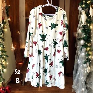 White Buffalo Plaid Christmas Tree Dress